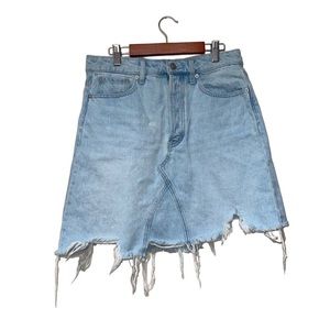 We The Free Women Jeans Skirt Size 26 Color Blue